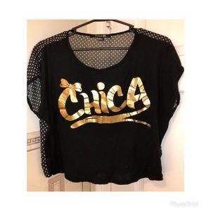 Light crop top